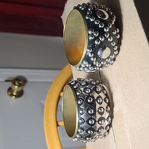 Round Sillver Studded Bracelets will turn heads! Very beautiful and adorable!